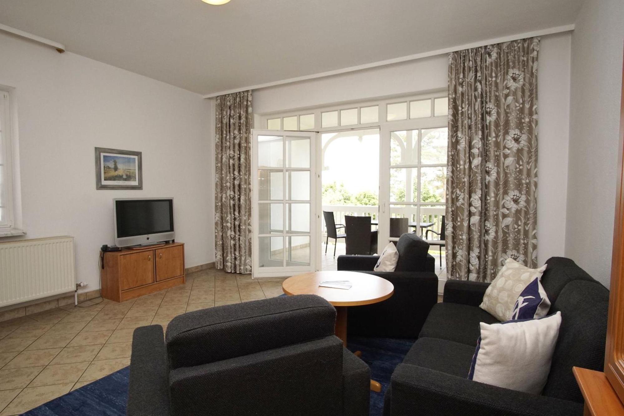 Aparthotel Ostsee Fewo 6 Balkon, Meerblick, Strand Binz Extérieur photo